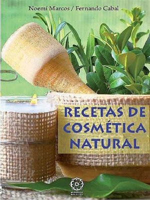 cover image of Recetas de Cosmetica Natural